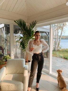 Zara Black High-Rise Jeans